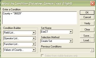 census erie county gis tracts according selection many